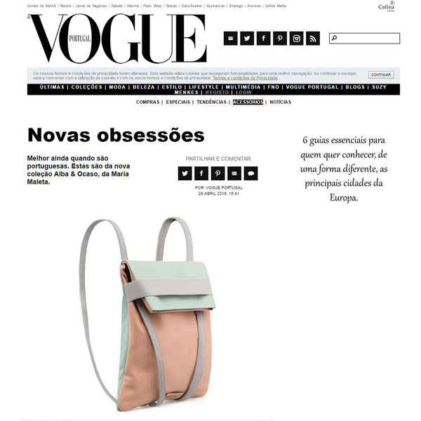 vogue backpack collection 