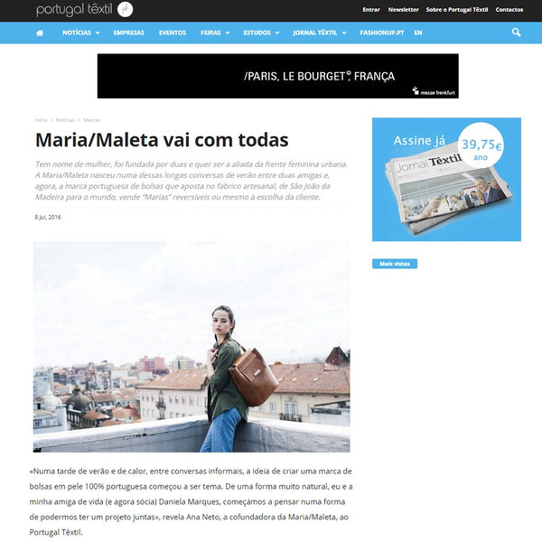 Maria Maleta interview by Portugaltextil